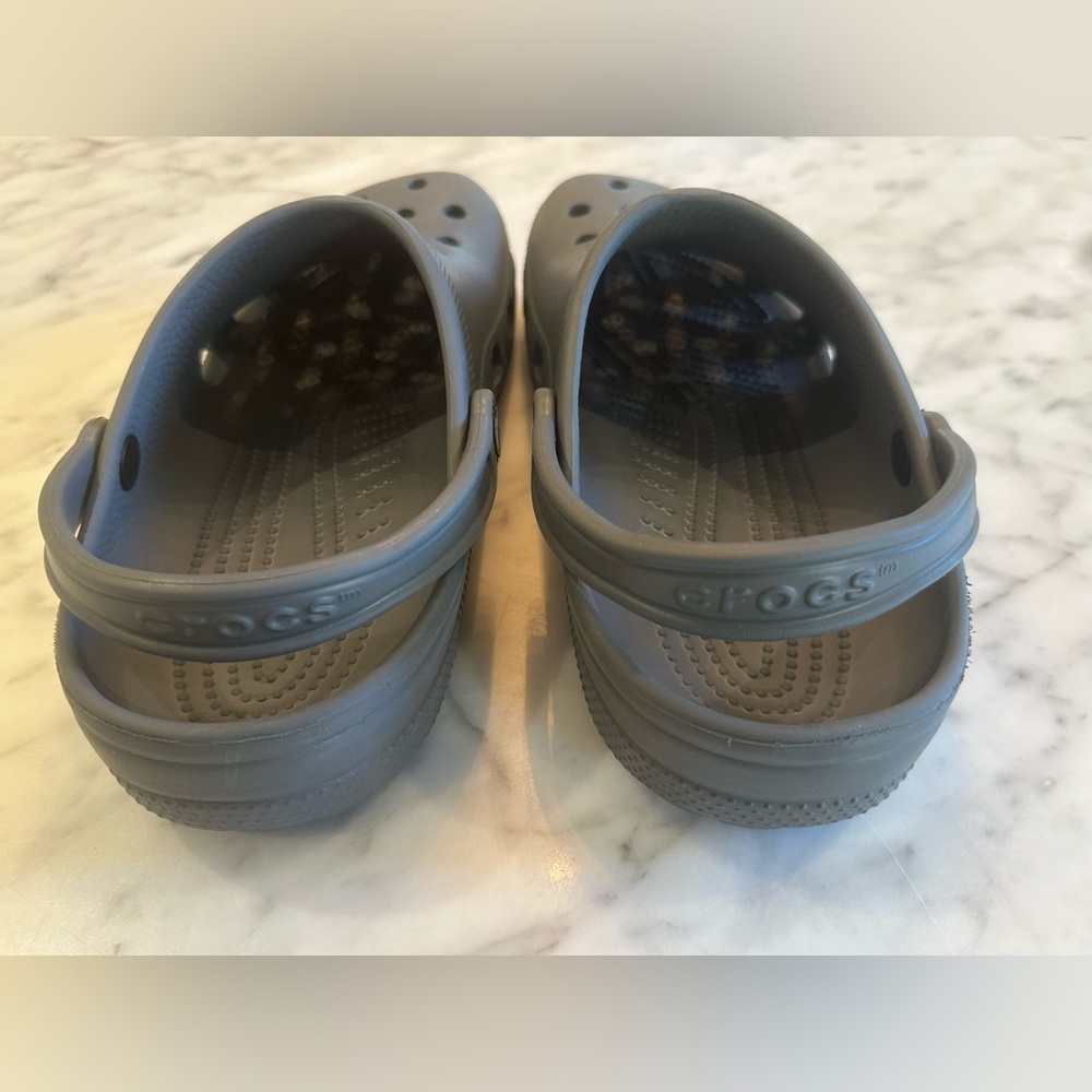 Crocs Classic Clog in Slate Grey - Size Men’s 9 / Women’s 11 - Picture 5 of 11